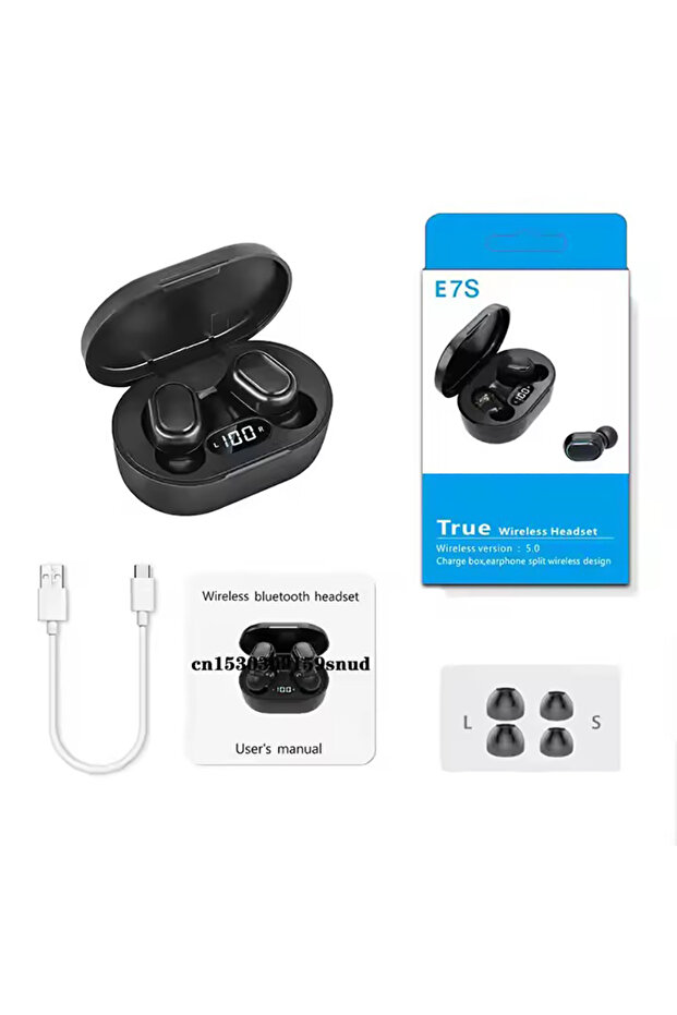 Eardots E7s Çift Mikrofon Extra Bass Powerbank Kutulu Bluetooth 5.0 Kablosuz Kulaklık - 5