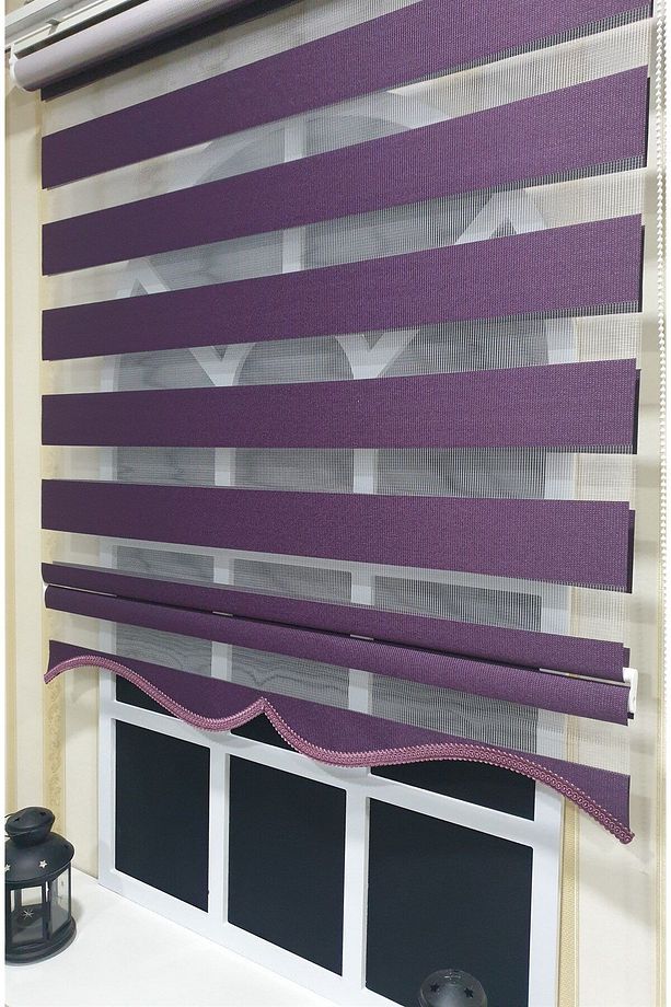 Zebra Stor Perde Mor Etek Dilimli Kt 400 V18 - 5