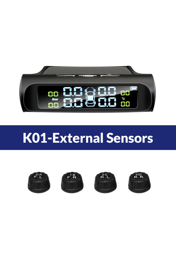 K01-أجهزة استشعار خارجية E-ACE K01 TPMS نظام مراقبة ضغط الإطارات اللاسلكي الذكي - 1