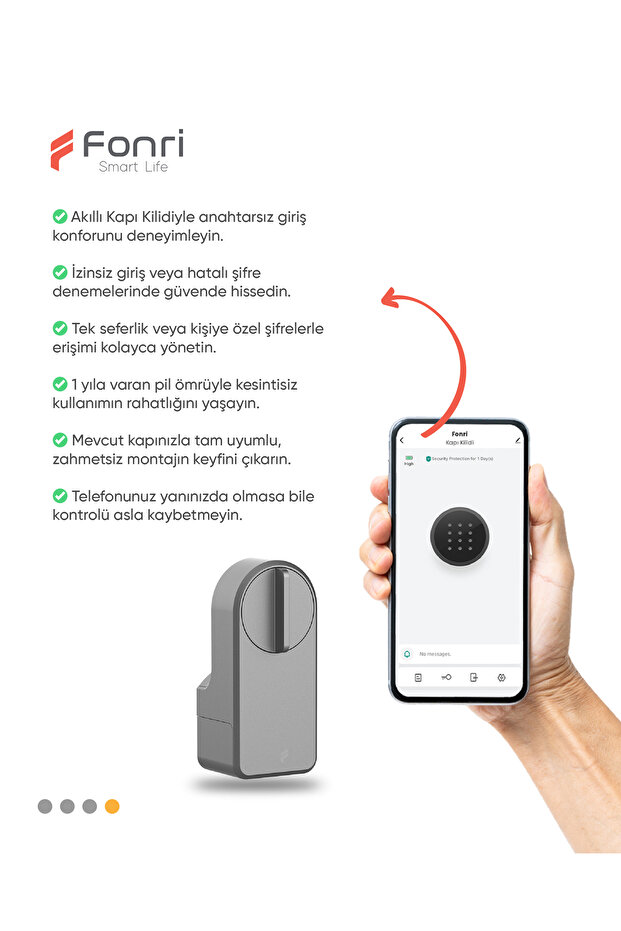 Akıllı Kapı Kilidi Ve Tuş Takımı - 5