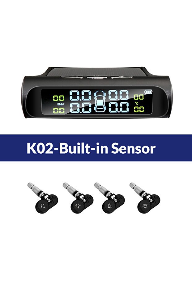 مستشعر داخلي K02-E-ACE K01 TPMS نظام مراقبة ضغط الإطارات اللاسلكي الذكي - 1