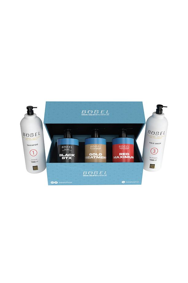 3"lü Keratin Set Ve 1000 ml Şampuan 1000 ml Maske - 2
