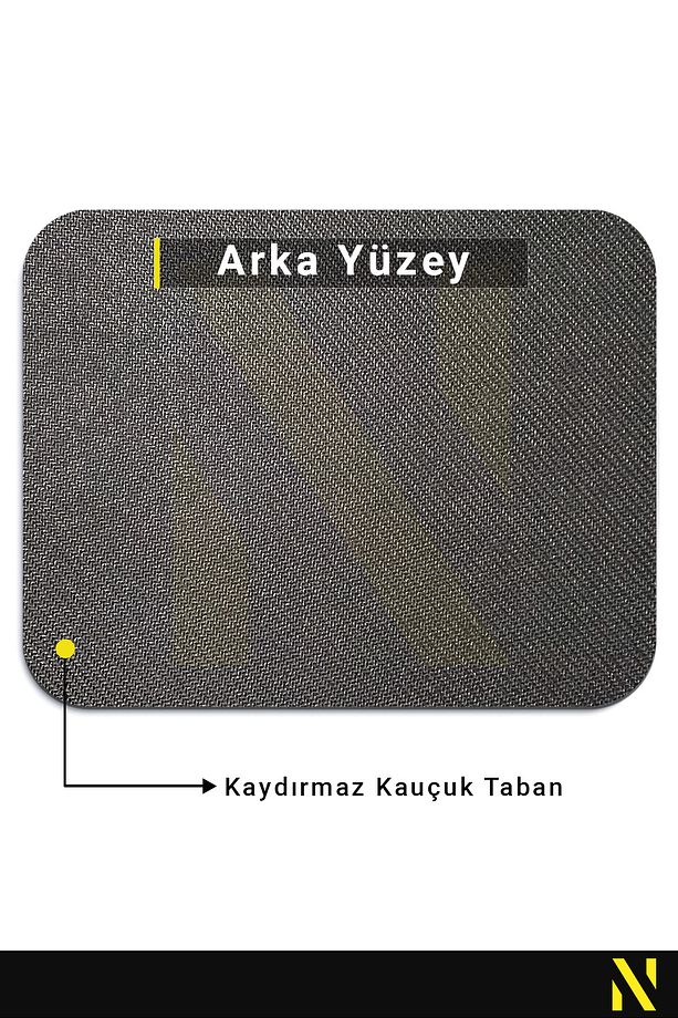 Mavi Ekose Pötikare Desenli Ergonomik Mouse Pad Kaymaz Taban Ev Ve Ofis Kullanımı Mousepad - 2