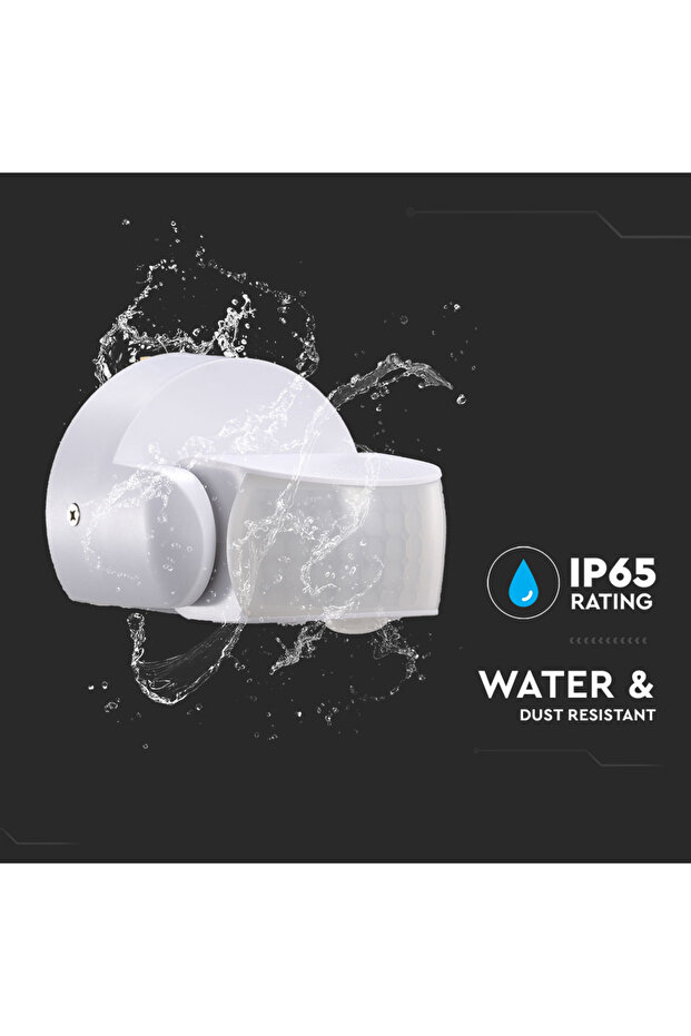 White Wall Sensor Ip65 - 2
