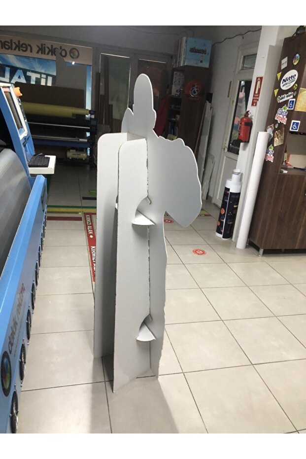 Seyit Onbaşı Maketi Çanakkale Sembolü Seyit Onbaşı Maketi 155cm Maket Adam Karton Insan - 5