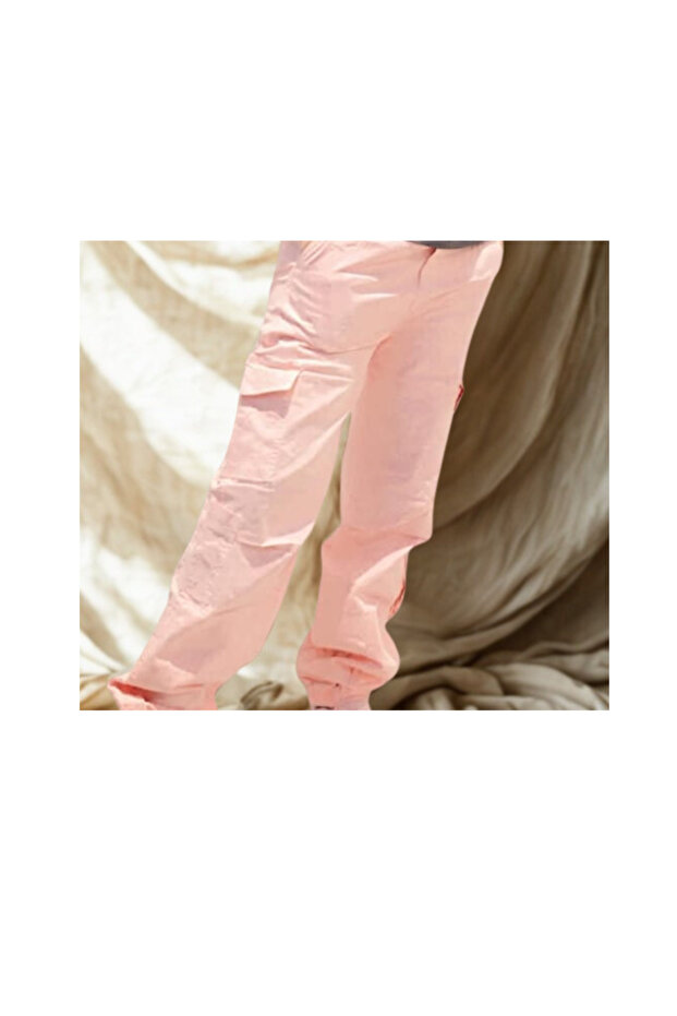 بنطلون، خصر برباط مع جيوب متعددة - 2