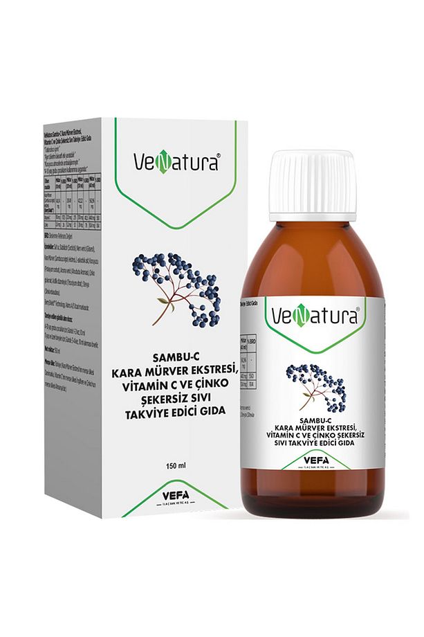 Sambu-C Kara Mürver Ekstresi Takviye Edici Gıda 150 ml - 1