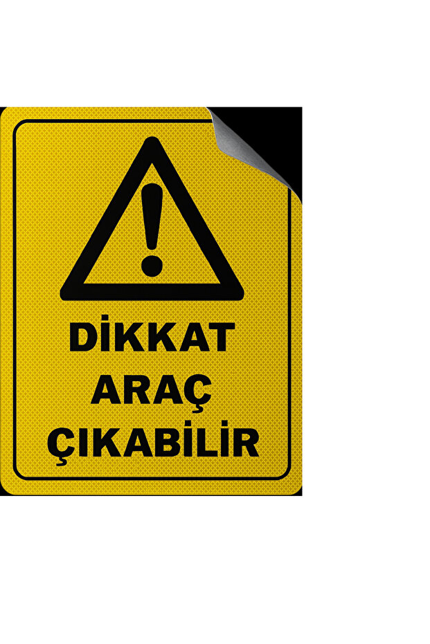 Attention the Vehicle May Be Removed (40X30 cm) 1 Piece
