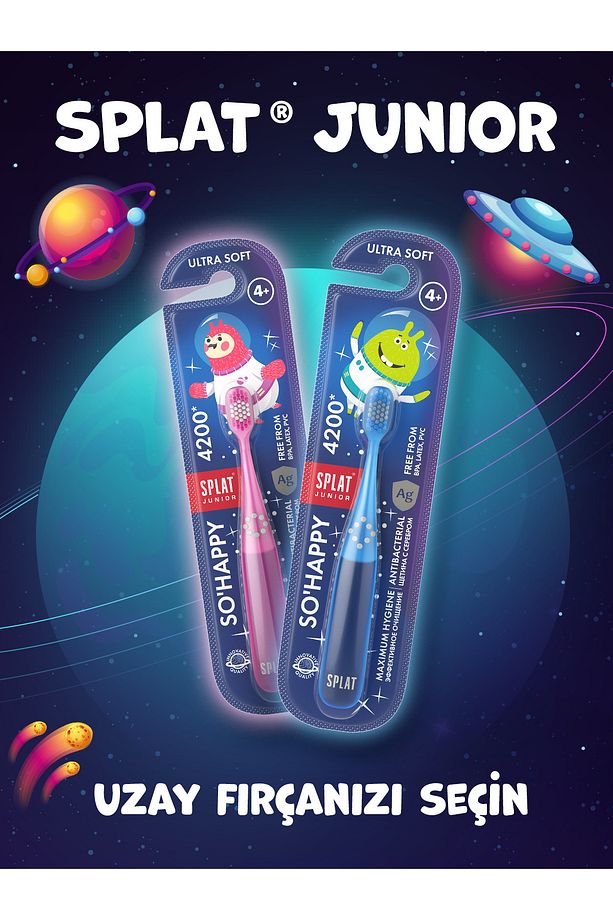 Junior So Happy 5 Yaş Soft Yumuşak Kıllar Süt Dişleri Için Özel Başlık - 1