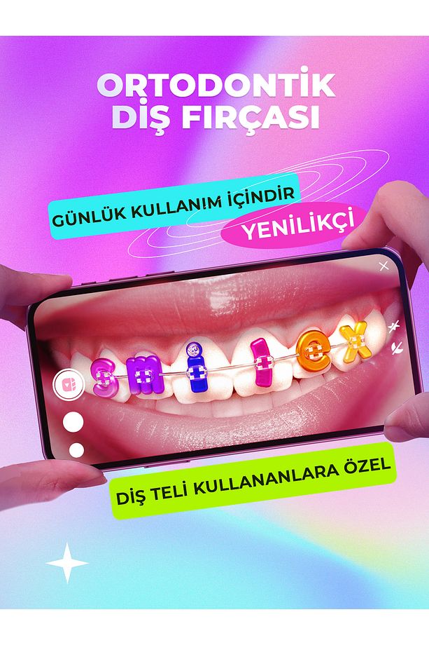 Ortodontik Diş Fırçası Smilex Ortho Yumuşak - 2