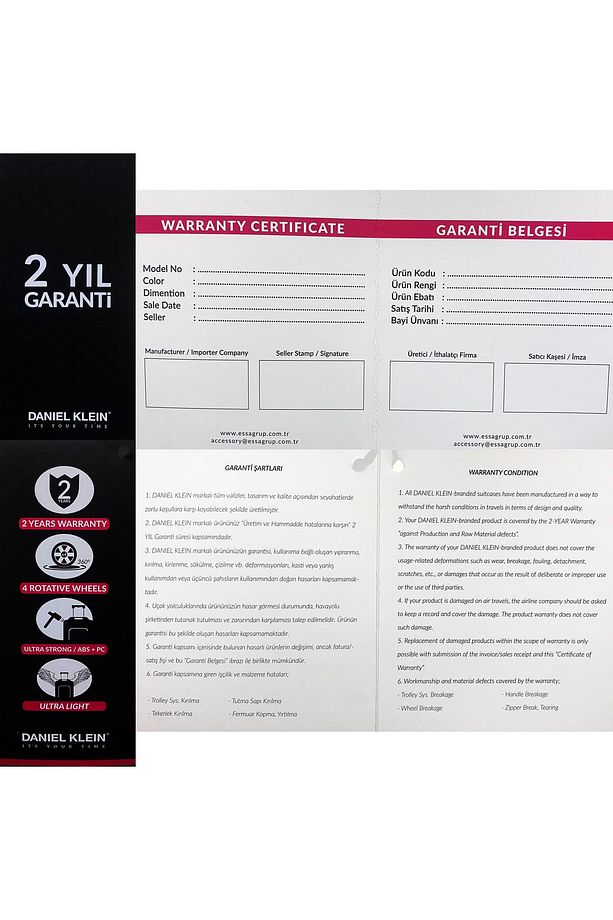 Dk 3'lü Valiz Seti SML - DKL7004SML-05 - 2
