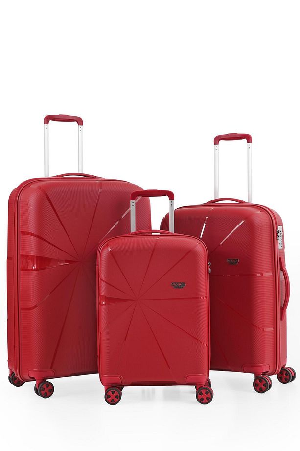 ÇÇS 5264 Polipropilen 3 lü Valiz Seti - 1