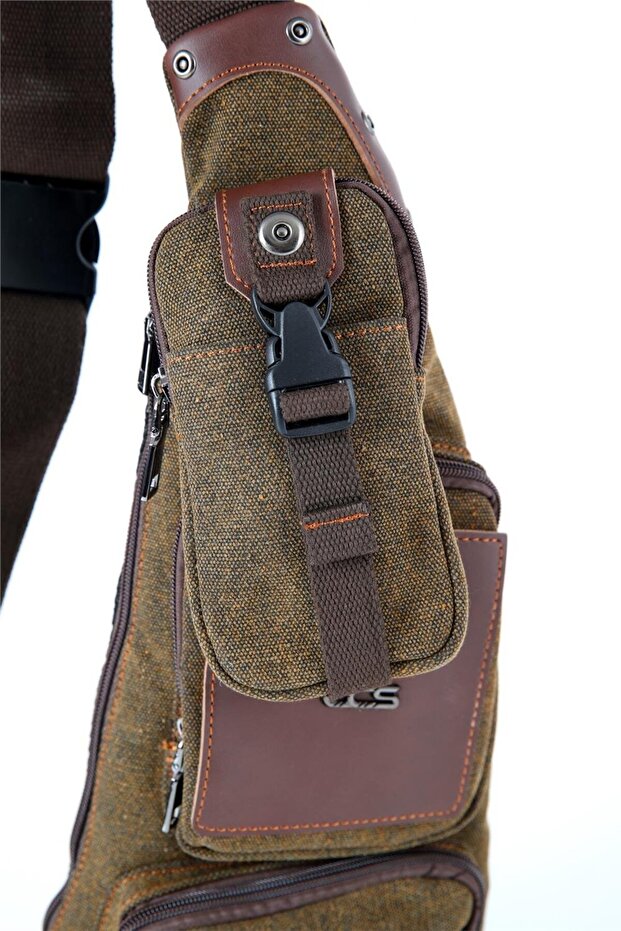 30700 Kahve Erkek Body Bag - 5