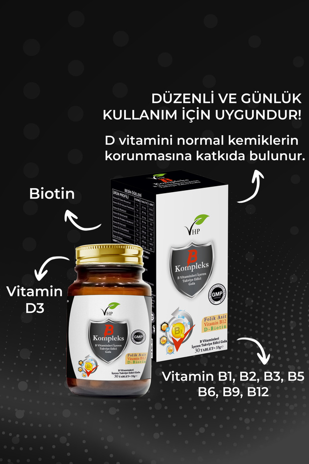 B Kompleks 30 Tablet - 8