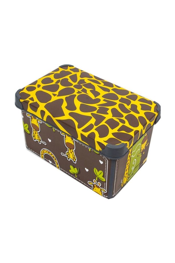 Style Box Giraffe Desenli 10 L Dekoratif Saklama Kutusu - 1