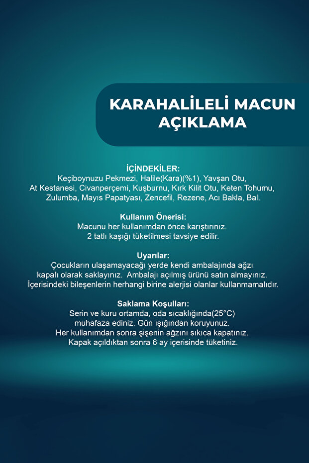 Kara Halileli Macun 230 gr - 4