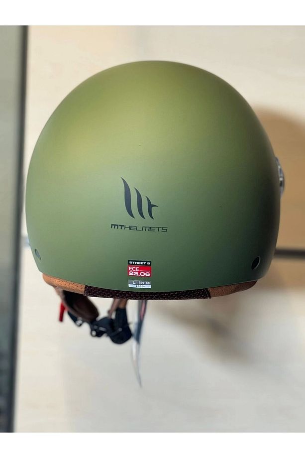 kask of501b street s solid a6 mat açık kask - 4