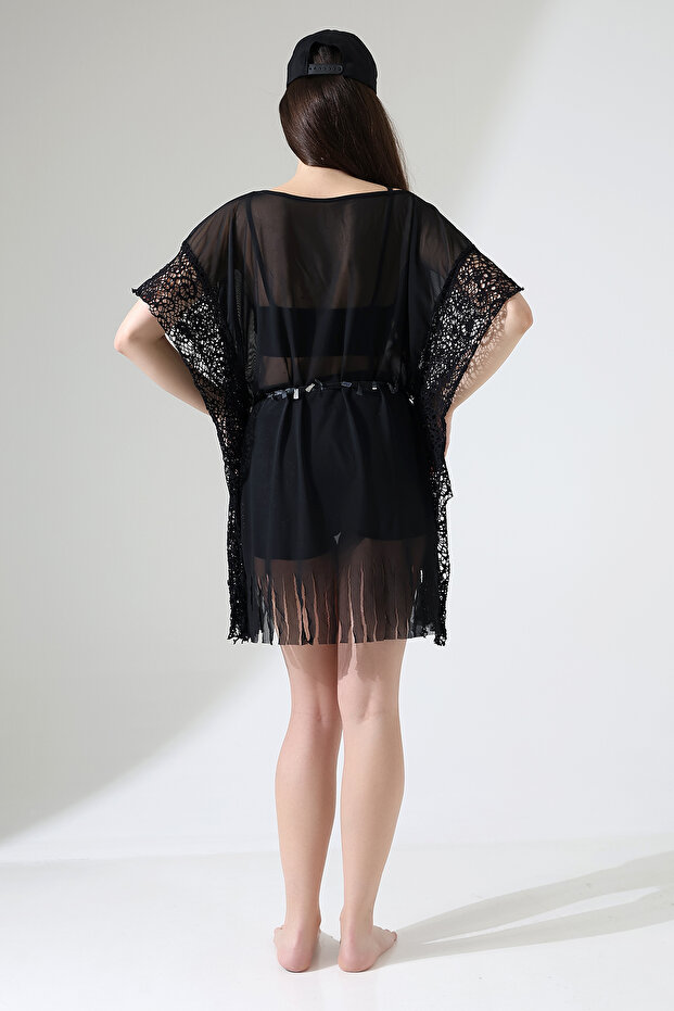 Dantelli Tül Pareo - 4