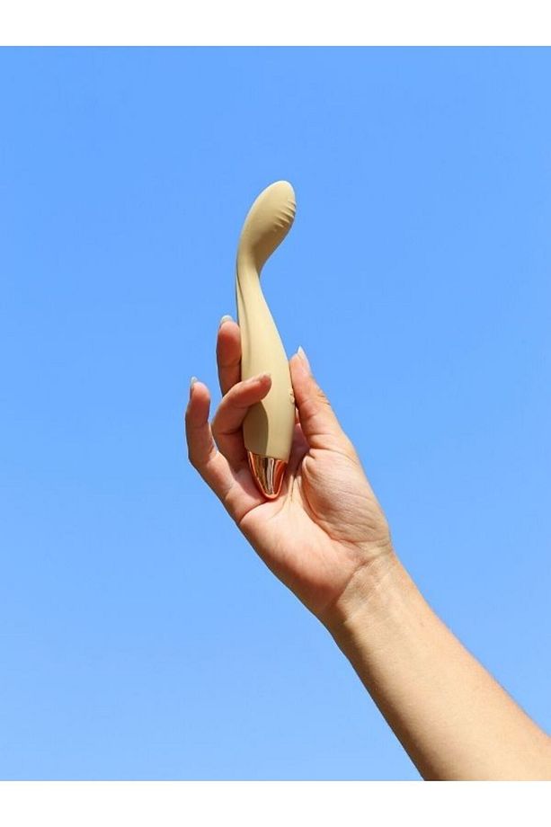 Gizli Şarj Edilebilir Güçlü Titreşimli Silikon Whisper Vibratör - 1