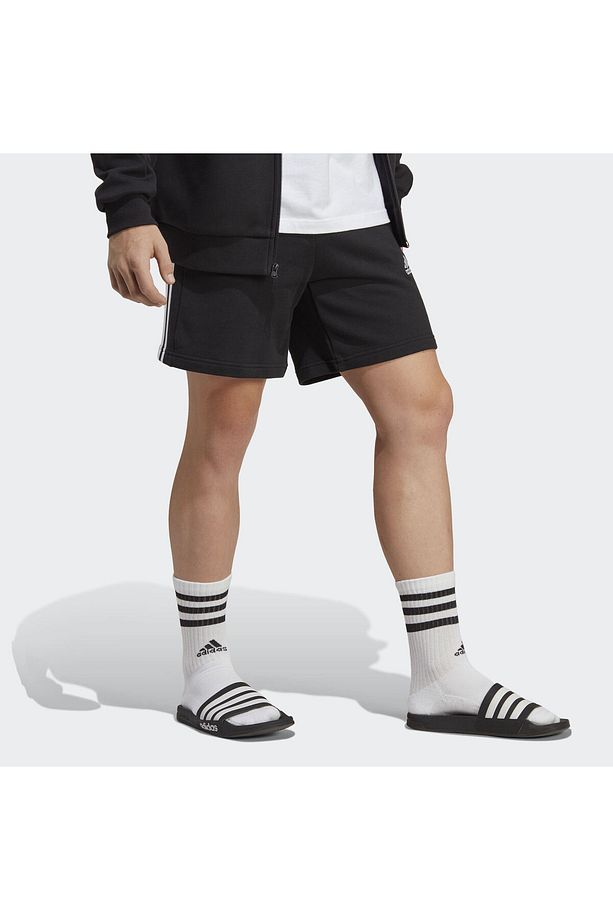 Essentials French Terry 3-Stripes Şort - 7