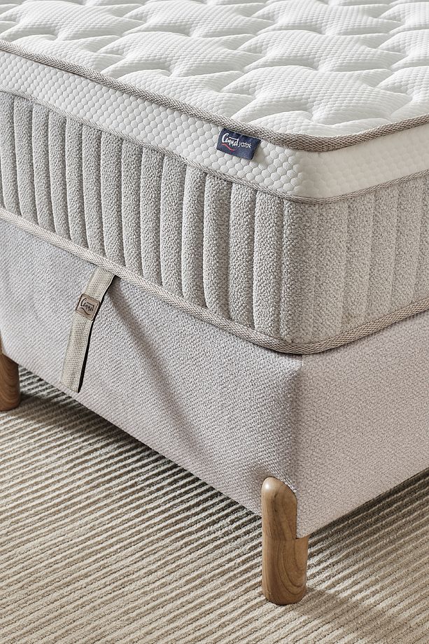 Bohem Plus Çift Kişilik Konfor Seti – Pocket Yaylı Yatak Sandıklı Baza Başlık - 6