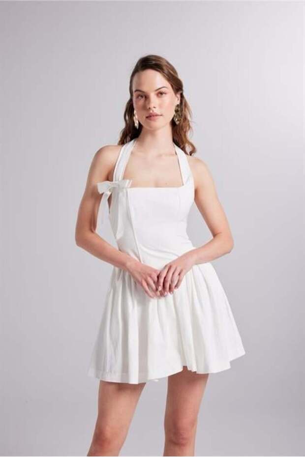 Teresa Elbise Beyaz - 5