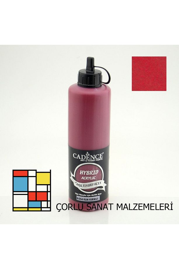 Hybrıd Akr. Multisurfaces-500ml H-054 Kan Kırmızı - 1