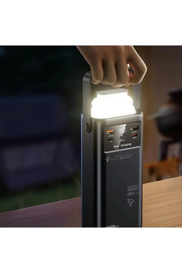 40.000 Mah Pd 22.5w 3.0 Hızlı Şarj Gerçek 40.000 Mah Taşınabilir Çoklu Kablolu Iphone Android Uyumlu - 3