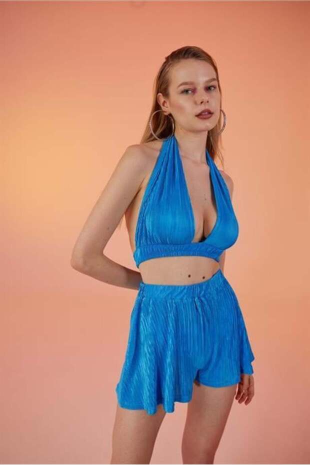 Comfy Şort Mavi - 1