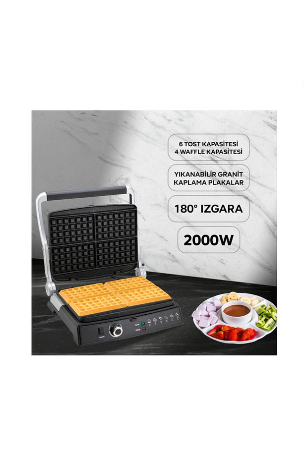 Waf.master Kwm1462 Igara Tost Ve Waffle Mak - 4