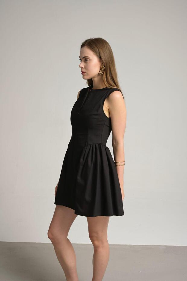 kısa kot elbise - 3