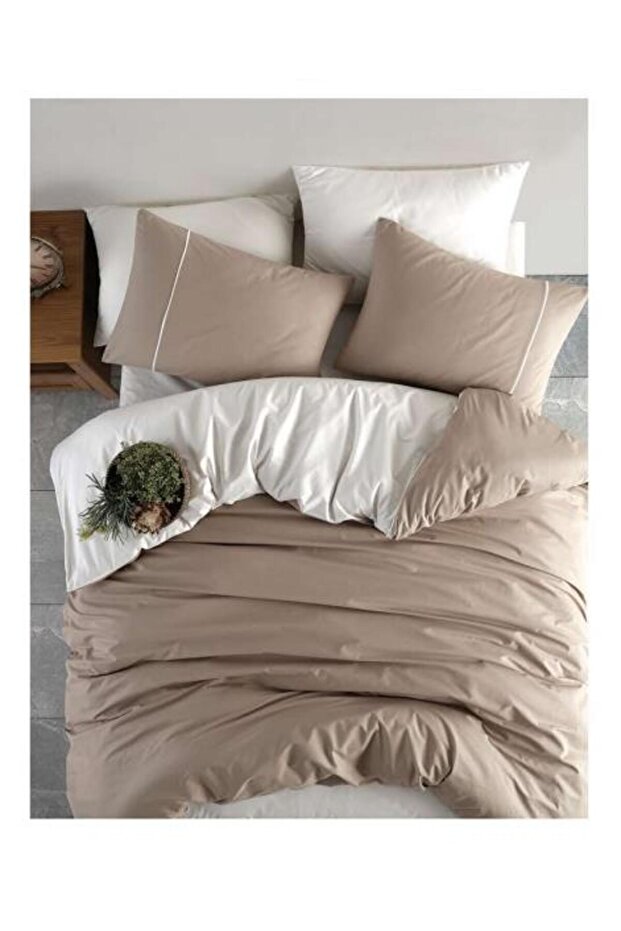 مجموعة غطاء لحاف بلون موحد من Double Ranforce Bern - 2