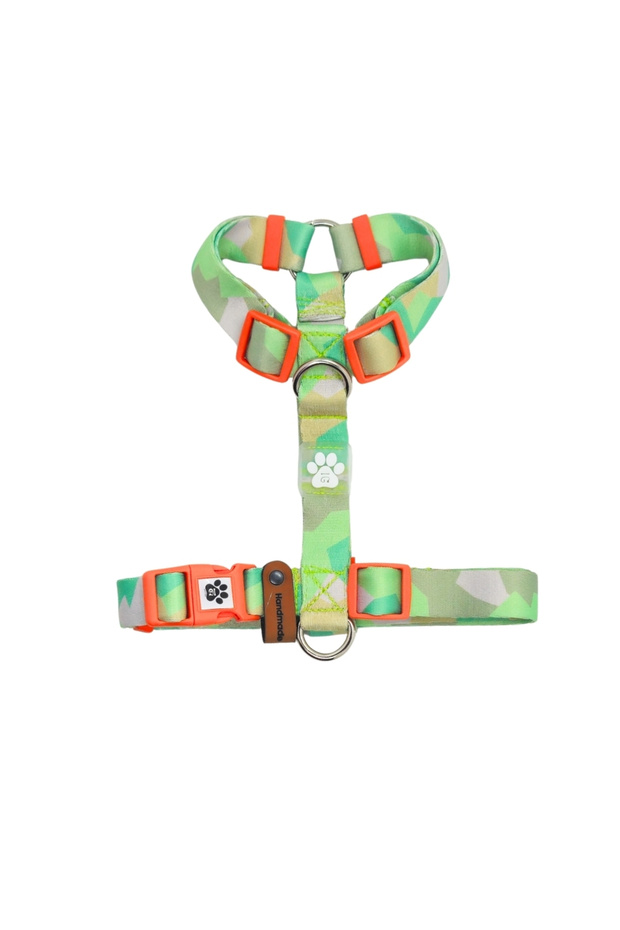 Geri Dönüştürülmüş Desenli H Tipi Göğüs Tasması - 1