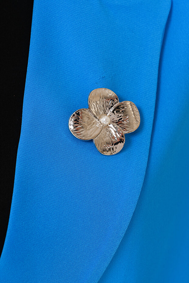 SİLVER ÇİÇEK BROŞ - 3