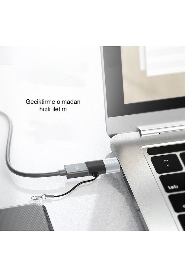 Lightning to Type-C Dönüştürücü Hızlı Şarj - Veri Aktarımı Tak Çalıştır - 4