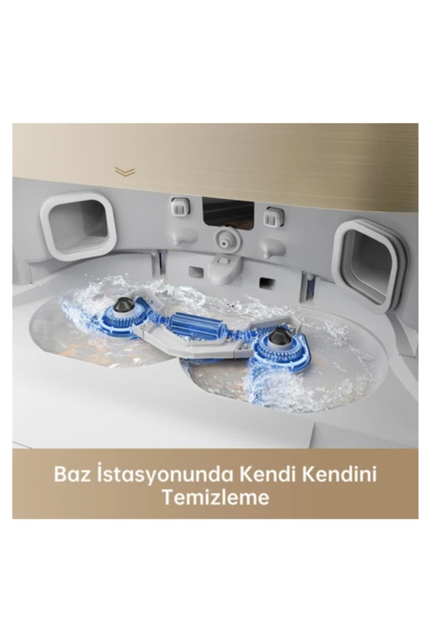 12000Pa emiş gücüyle Ultra Robot Süpürge Beyaz-(X40 Ultra) - 6