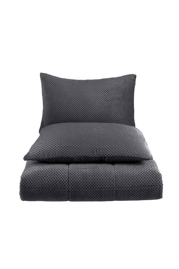 Luis Comfort Set Tek Kişilik (155x215 cm) Antrasit - 5