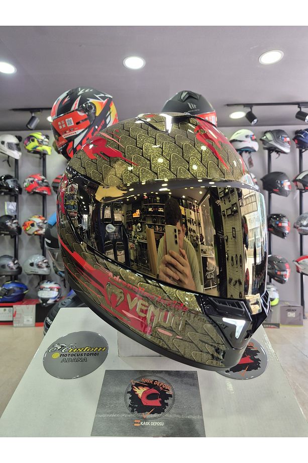 Skwal İ3 Venum Kapalı Kask-KRQ - 3