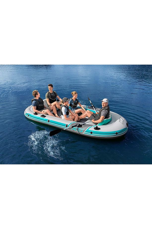 Hydro-Force 5 Kişilik Şişme Bot Sal Seti Pompa Kürek Full Set Deniz Ve Göl İçin - 3
