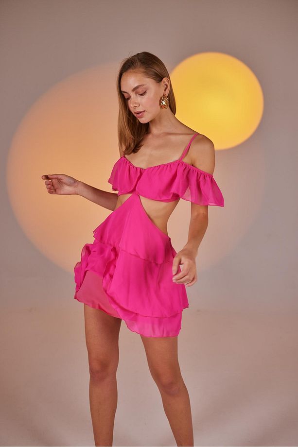 Ruby Elbise Pembe - 3