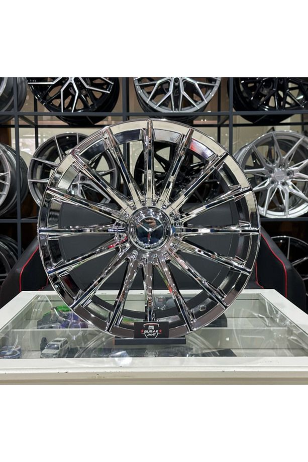 19 İNÇ 5X112 MERCEDES VACCUM CHROME ÖN ARKA JANT TAKIMI (4ADET) - 1
