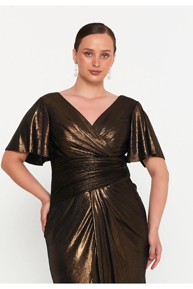 6036SIM LAME SİMLİ ELBİSE - 3