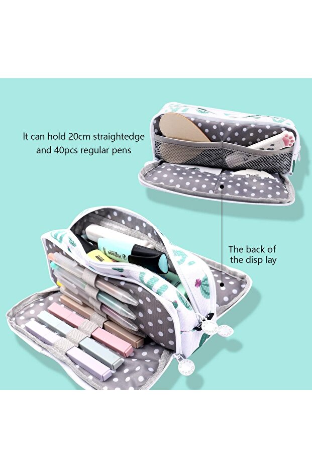 حافظة أقلام رصاص من Kavai متعددة الوظائف ومتعددة الأقسام - 5