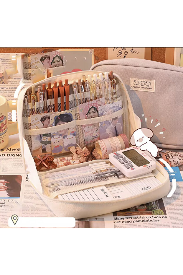 Kavai Penholder Pencil Case Multi-Function Multi-Section - 2