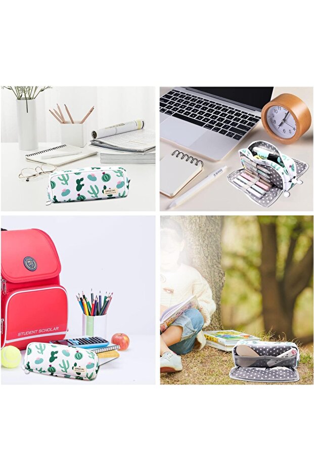 حافظة أقلام رصاص من Kavai متعددة الوظائف ومتعددة الأقسام - 6