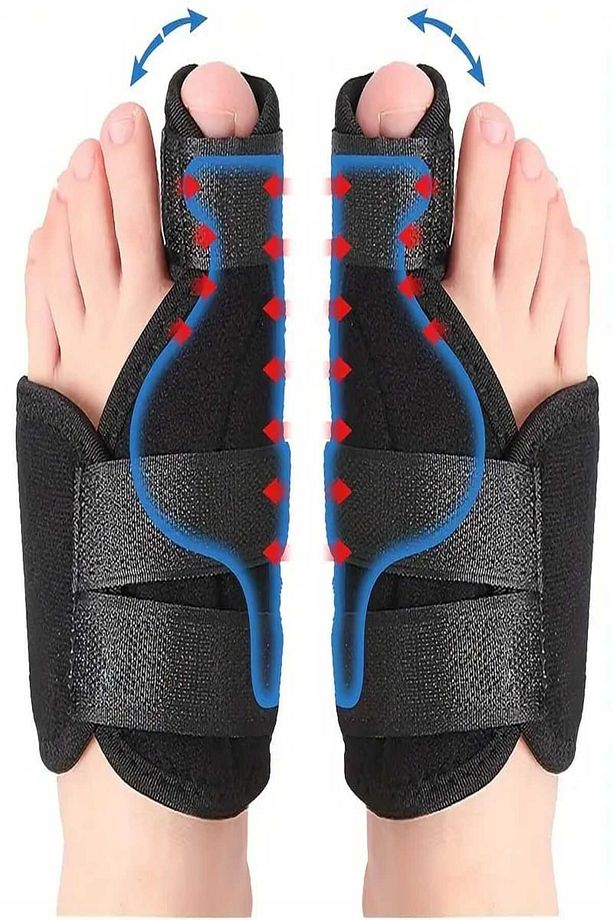 Çift Ayak Ateli Sağ Sol Gece Ateli Halluks Valgus Ateli Kemik Çıkıntısı Baş Parmak Kemiği Ateli - 3