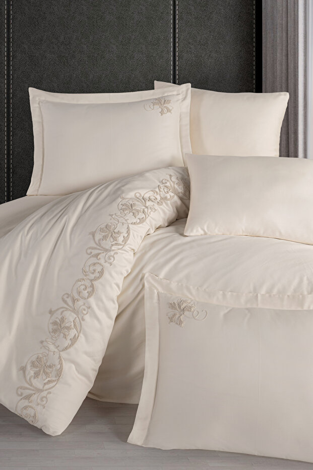Setra - 100% Cotton Satin Duvet Cover Set - Exclusive Series