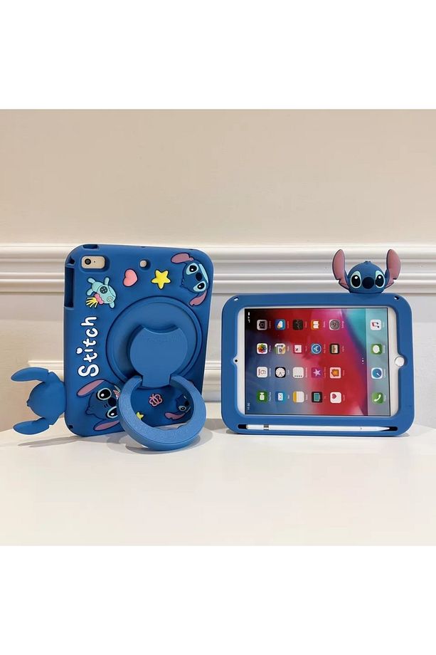 Samsung Galaxy Tab S9 FE Plus/S7 FE/S7/S8/S9/S10 Plus 12.4inç Kılıf Cute Dolls Standlı Eğlenceli 3D - 6