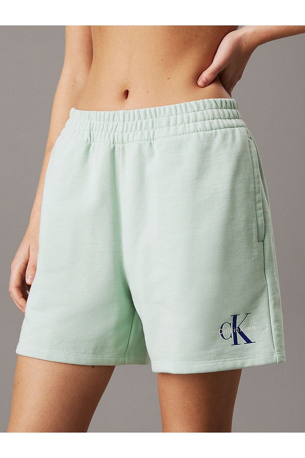 Monogram Logo French Terry Shorts - 1