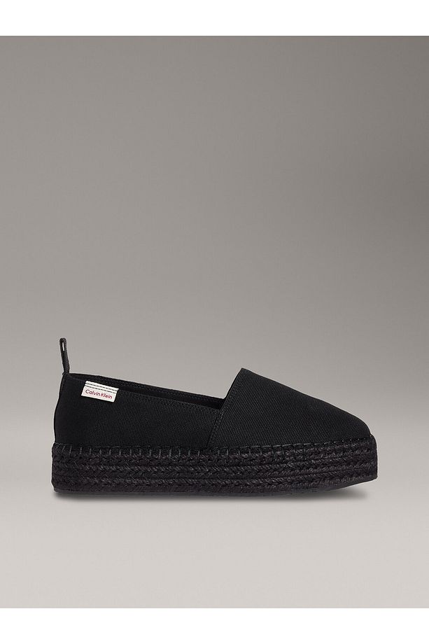 Canvas Platform Espadrilles - 1